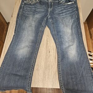 Vigoss Boot Cut Jeans in Dark Blue
